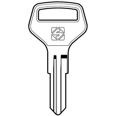 Chiave piatta evergood ed1 silca acciaio nichelato (10 pezzi) Silca 