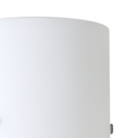 Applique Contemporanea Troy 3 Acciaio Nichel Satinato 1 Luce E14