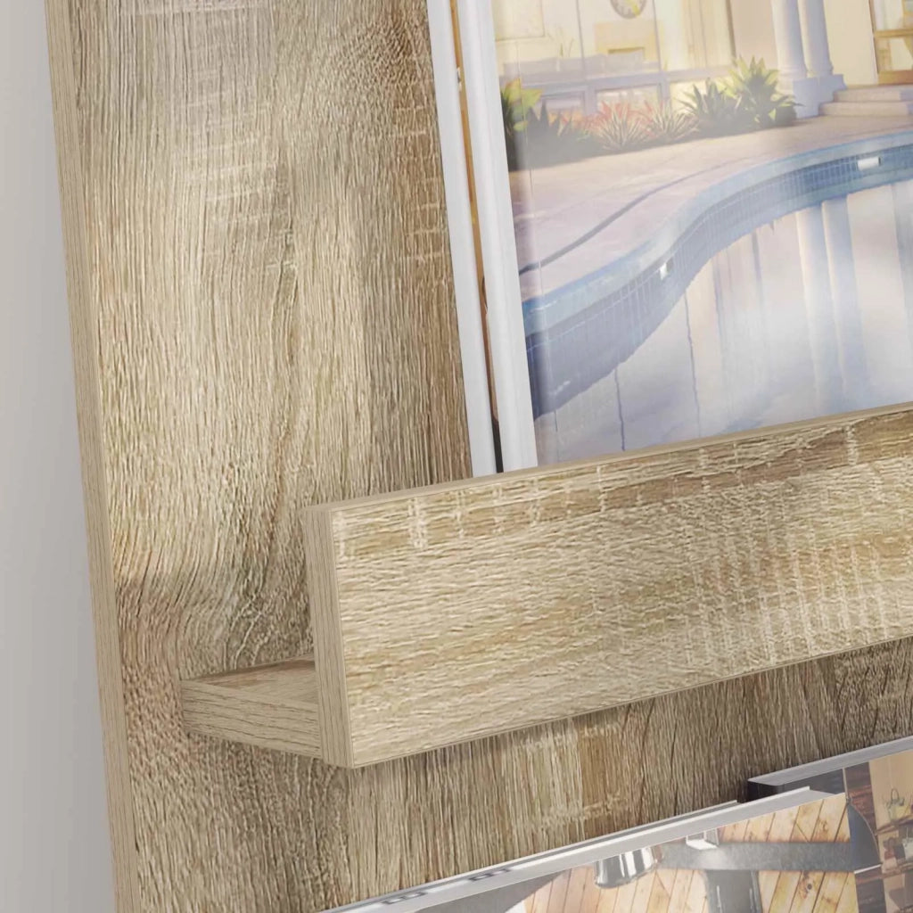 Scaffale per riviste Rovere Sonoma 43 x 11 x 102 cm CFW2332358