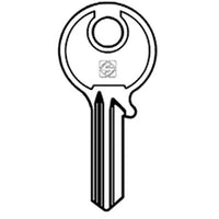 Chiave piatta cisa cs28 silca ottone nichelato (10 pezzi) Silca 