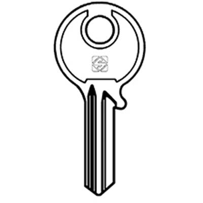 Chiave piatta cisa cs28 silca ottone nichelato (10 pezzi) Silca 