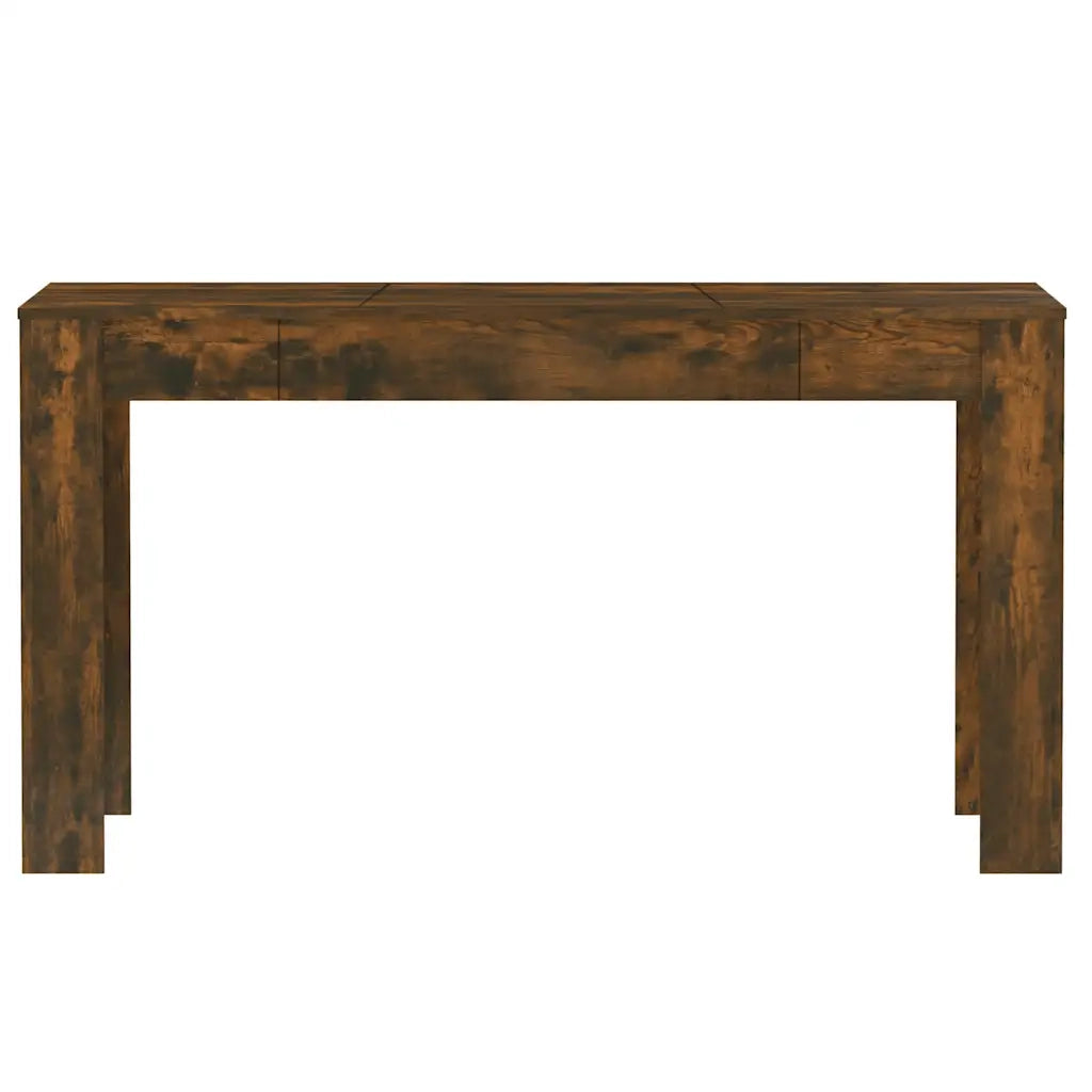 Tavolo da Pranzo Rovere Fumo 140x74,5x76 cm Legno Multistrato 815198