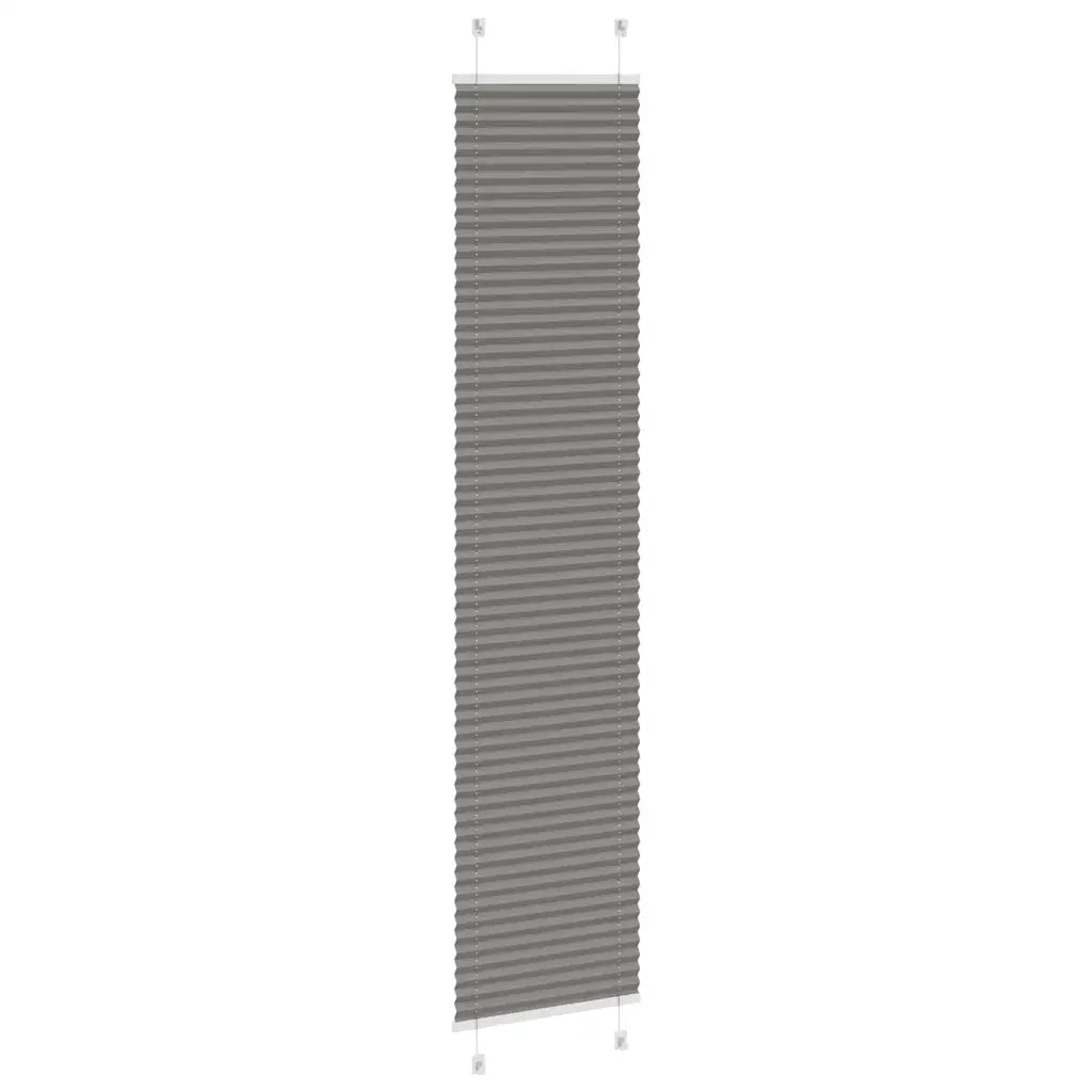 Tenda Plissettata Antracite 40x200 cm Larghezza Tessuto 39,4 cm