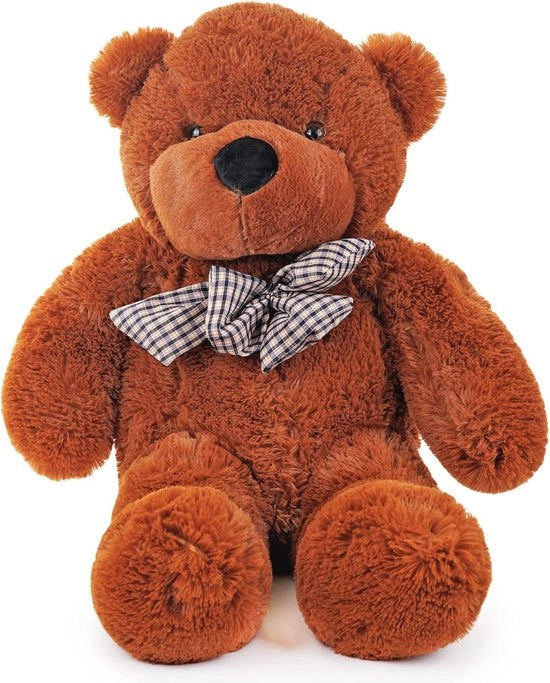 Orsacchiotto grande marrone 80cm - Cuscino ammortizzante per bambini - Ideale regalo per San Valentino, compleanni e Natale