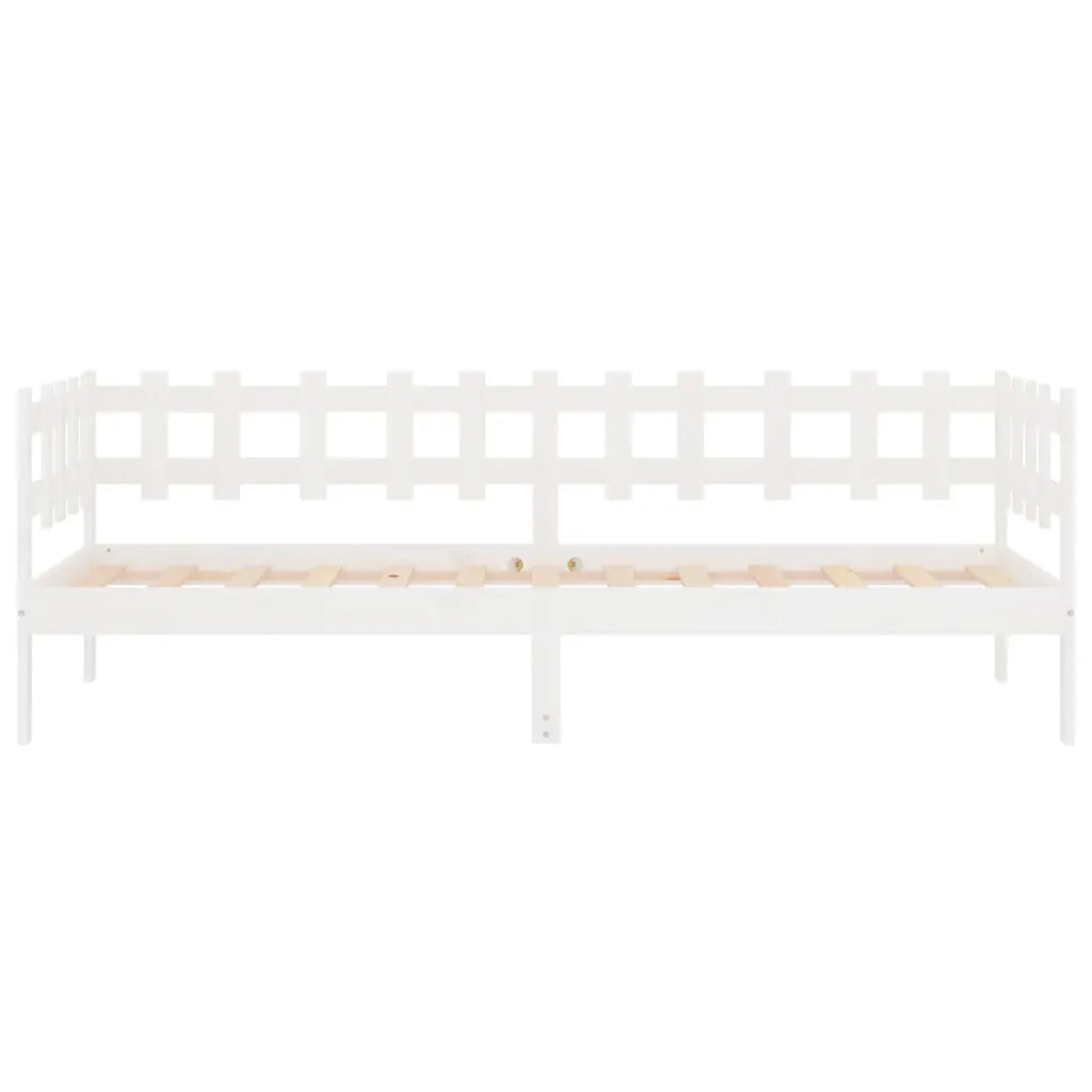 Dormeuse Bianca 90x190 cm in Legno Massello di Pino cod mxl 60385