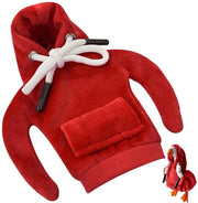 Decorazione per Ufficio - Cappotto di Piuma Rosso - Abbigliamento di Cotone - Decorazione per Tavolo - Sostegno Carino - Adatto per Oche fino a 18 cm