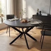 Tavolo da pranzo rotondo allungabile 120/160x120 - VESTA