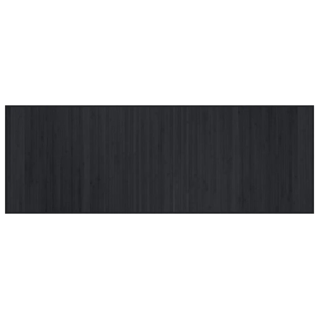 Tappeto Rettangolare Nero 70x200 cm in BambÃ¹