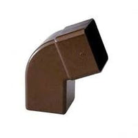 Gronda pvc color testa di moro d .100 quadra - curva 67