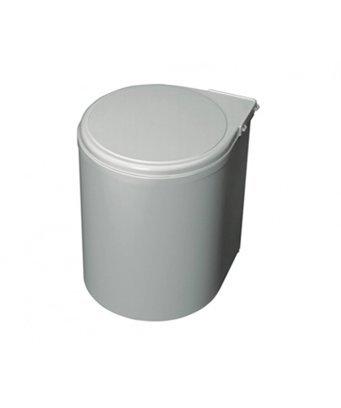 Pattumiera Roma 270 Grigio Metallizzato