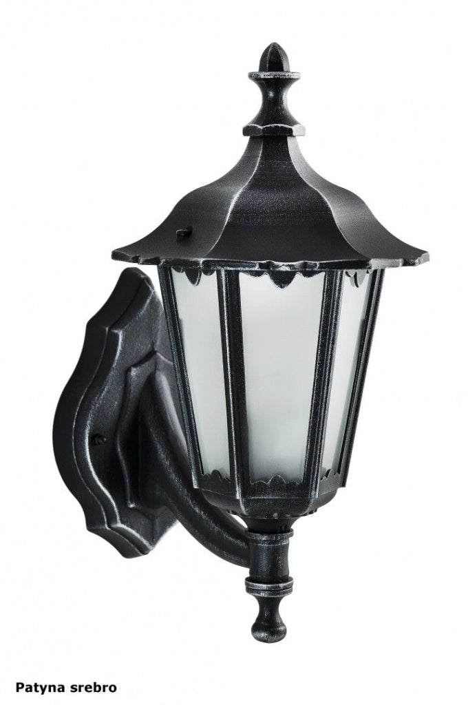 Applique esterna Retro nera 1 luce E27 IP43 SU-MA K3012