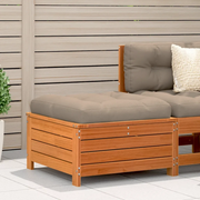 Sedia da giardino-Poggiapiedi Giardino Marrone Cera 62x63,5x32 cm Massello Pino