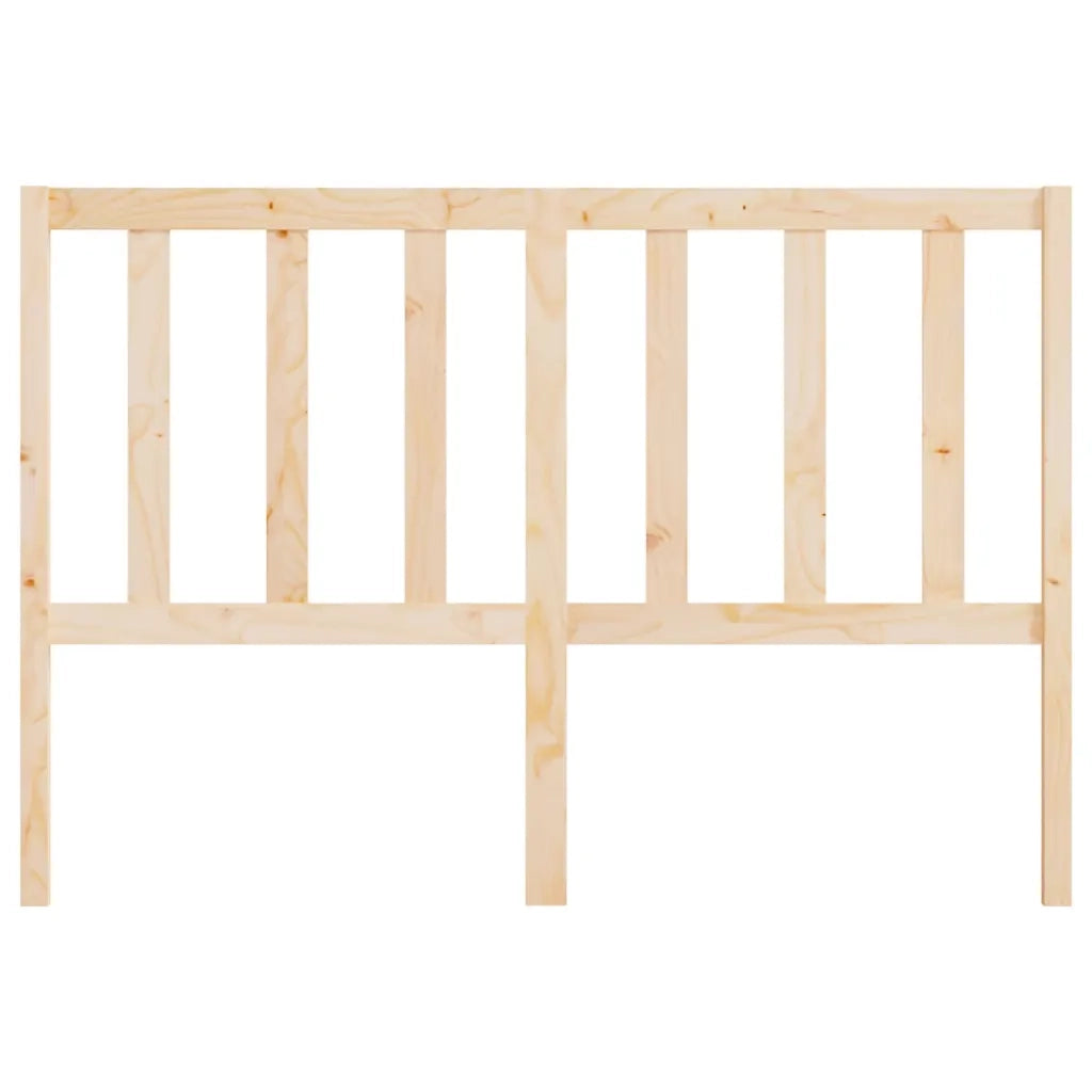 Testiera per Letto 126x4x100 cm in Legno Massello di Pino