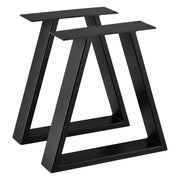 Set di 2 gambe per tavolo in metallo nero 40 cm 03_0003650