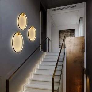 Lampada Da Parete Led App1388-cw Old Gold 40cm