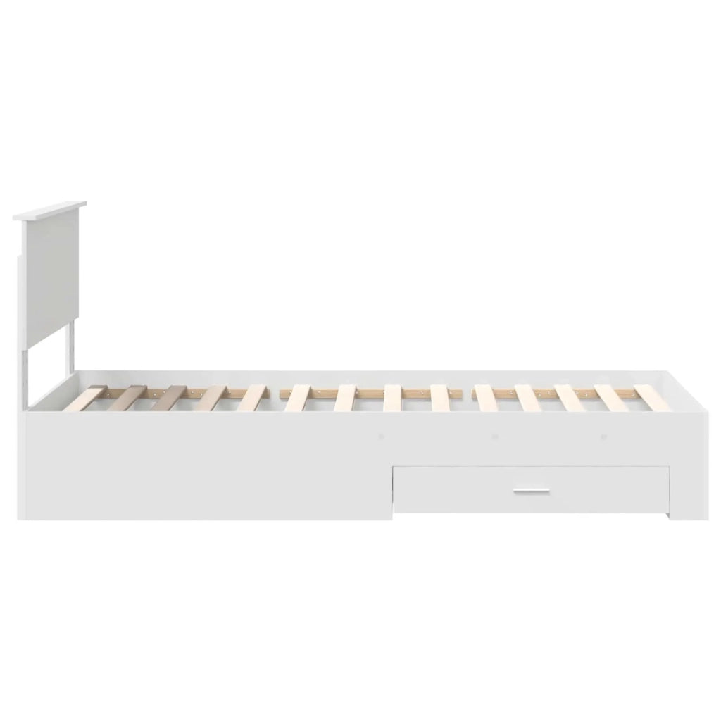Struttura del letto Bianco 90 x 190 cm Legno multistrato 3410949