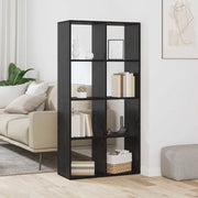 Armadio per Libri Rovere Nero 69,5 x 29 x 137,5 cm 879666