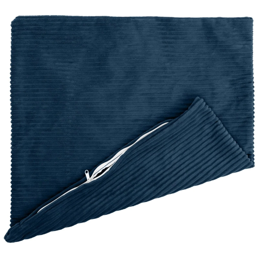 Federa 6 pcs HEERLEN Blu navy 80 x 80 cm corduroy 913598