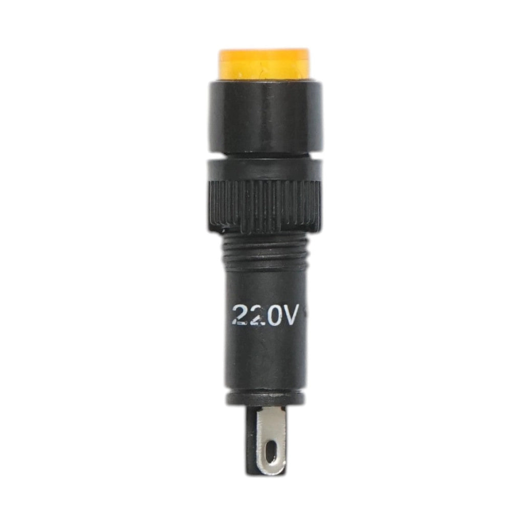 Indicatore di segnale industriale LED giallo 220V Ø 8mm Breckner Germany