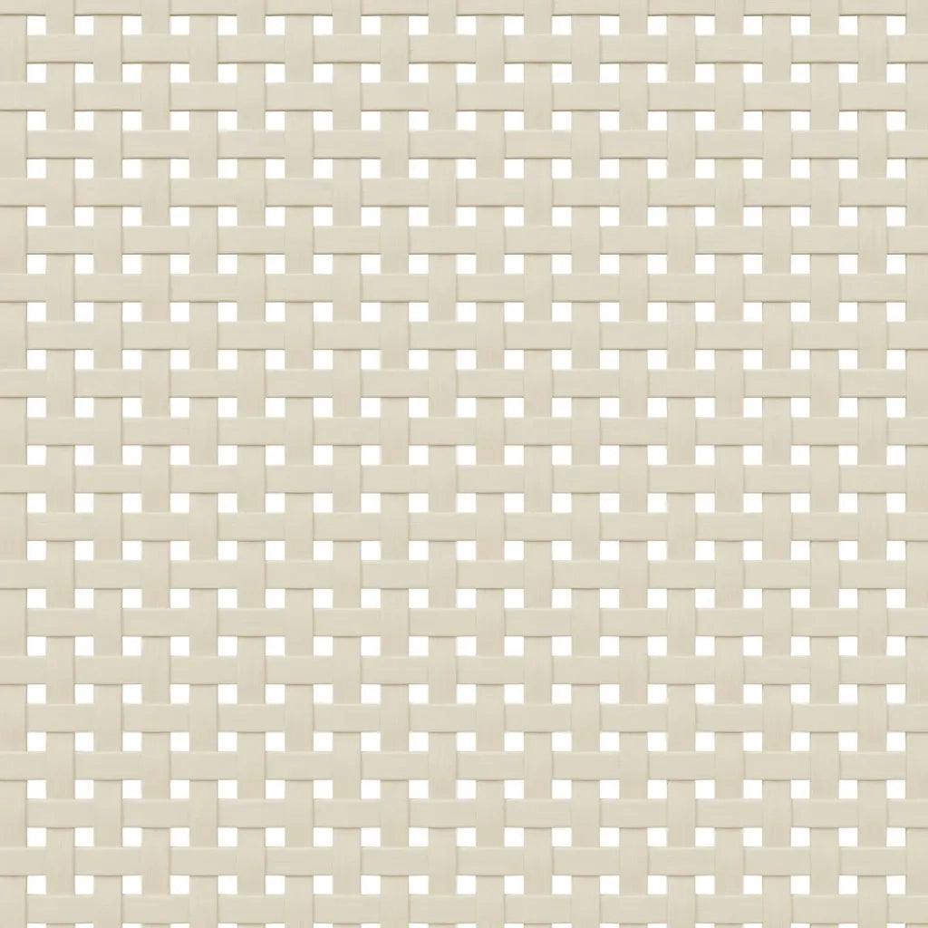 Armadio SENJA Aspetto Rattan Bianco 90x55x175 cm Massello Pino 358035