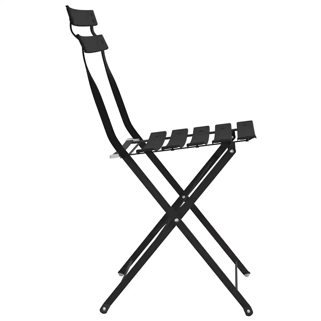 Sedia Pieghevole da Giardino 2 pcs Antracite 42 x 46 x 82cm 42002960