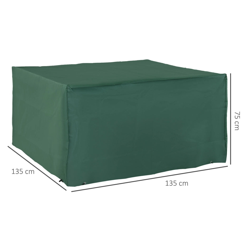 Copertura protettiva verde 600D Oxford 135x135x75 cm
