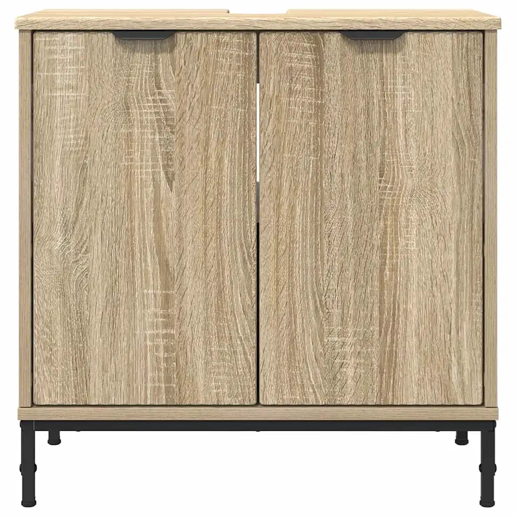 Armadio per Lavabo da Bagno Rovere Sonoma 60,5 x 33,5 x 61 cm