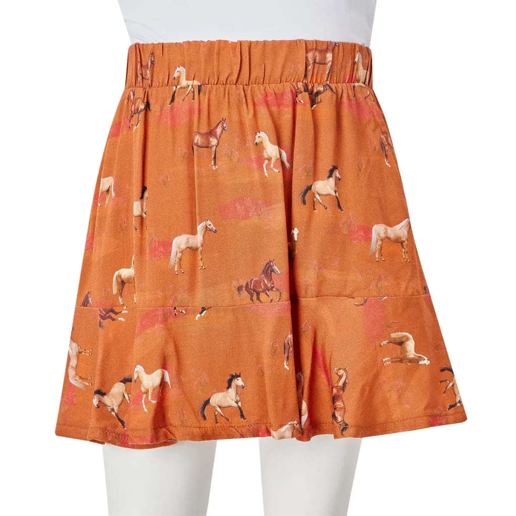 Gonna da Bambina Cognac 116 15058