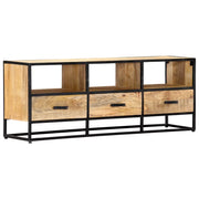 Mobile Porta TV 120x30x45 cm in Legno Massello di Mango cod mxl 66334