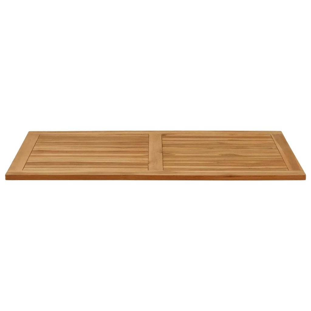 Piano del tavolo Rettangolare Legno di teak solido Naturale 42033169