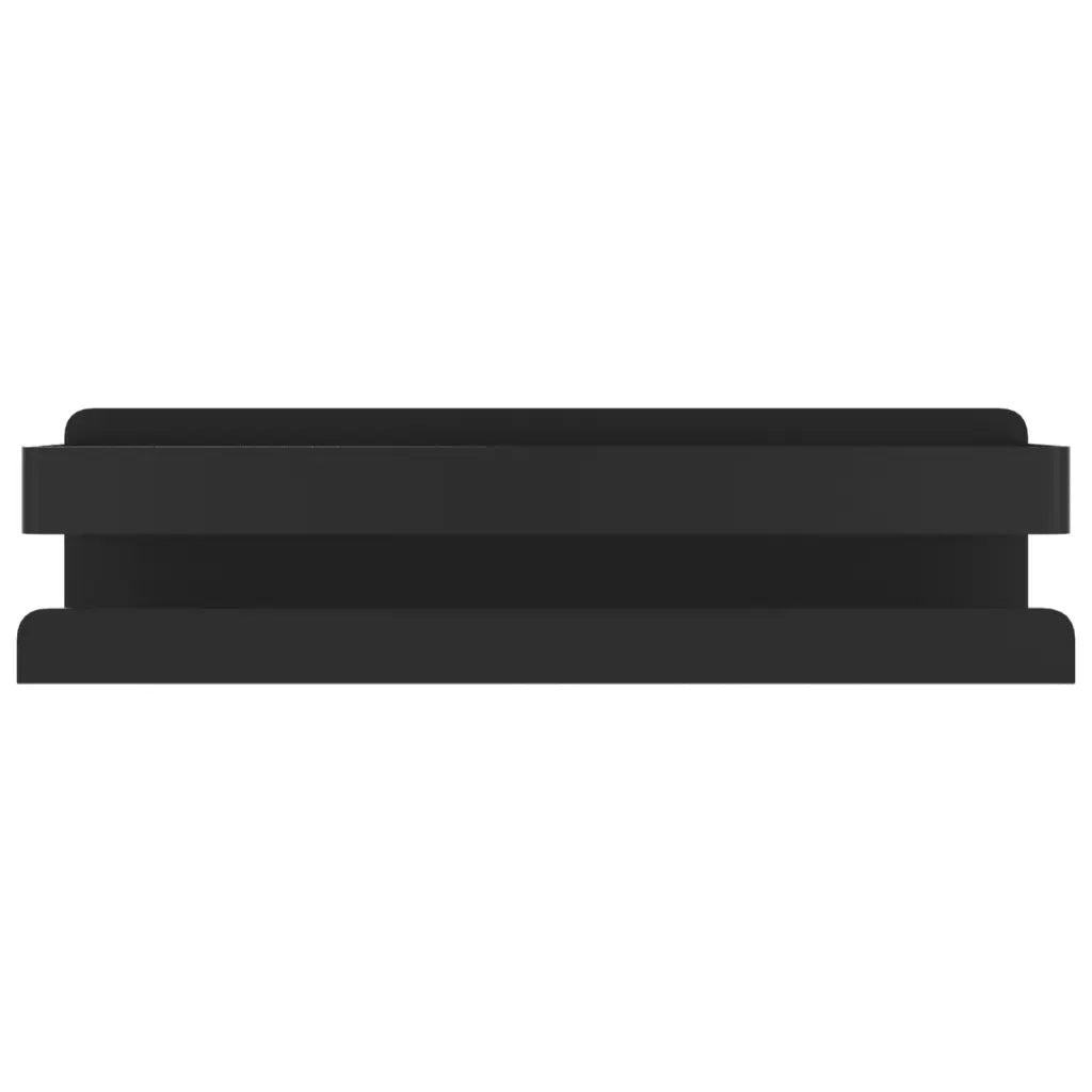 Mensola Doccia Nera Opaca 23x6,5x6 Acciaio Inox 304 Spazzolato 4004908