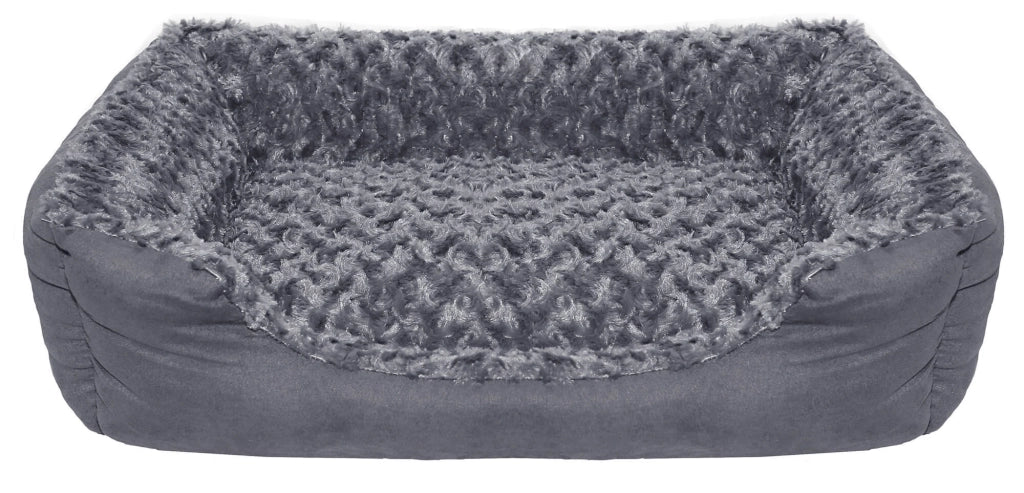 Cuccia per Cani e Gatti 62x50x17 cm in Poliestere Zoe Grigia