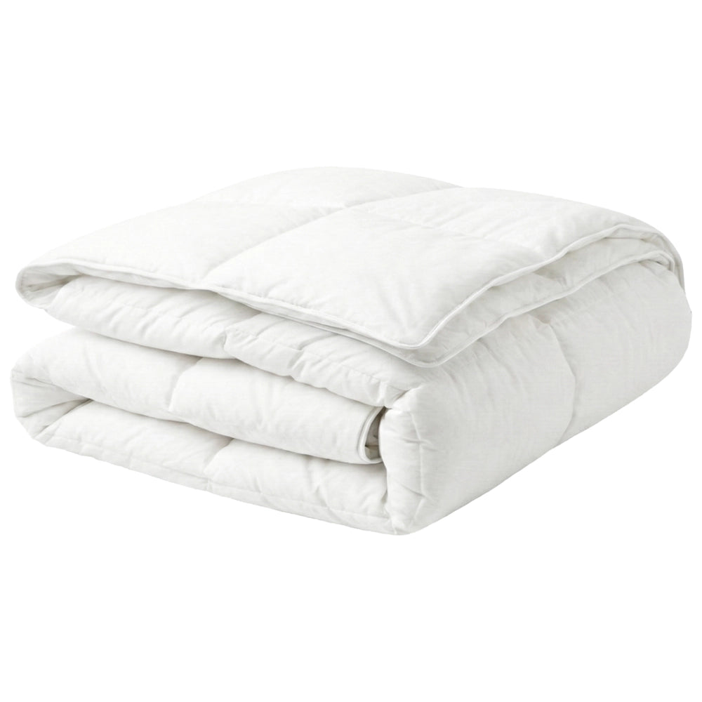 Piumino Japara Cotone Imbottitura Piumino D'anatra 200 x 200 cm Per Tutte Le Stagioni Due Strati Doppio