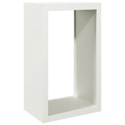 Rastrelliera per Legna da Ardere Bianca 60x40x100 cm in Acciaio CFW9443643