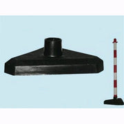 Base in Cemento rivestita in PVC per colonnine paletti bianco-rosso 1 Pz