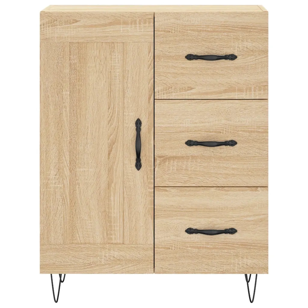 Credenza Rovere Sonoma 69,5x34x180 cm in Legno Multistrato 3198692