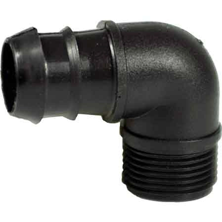 GOMITO FILETTATO MASCHIO BASSA PRESSIONE Ø mm 25x3/4 - 50 pezzi- IRRITEC