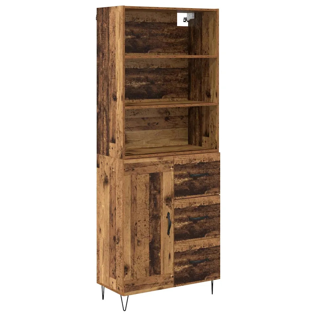 Credenza con cassetto 2 pcs Legno vecchio Legno multistrato 3415653