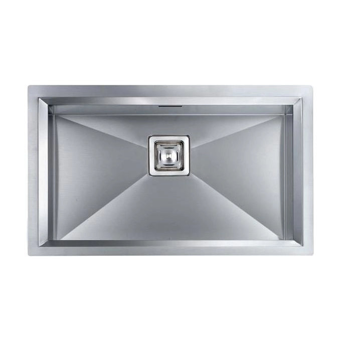 CM glamour 77 x 45 Lavello ad incasso Rettangolare Acciaio inossidabile