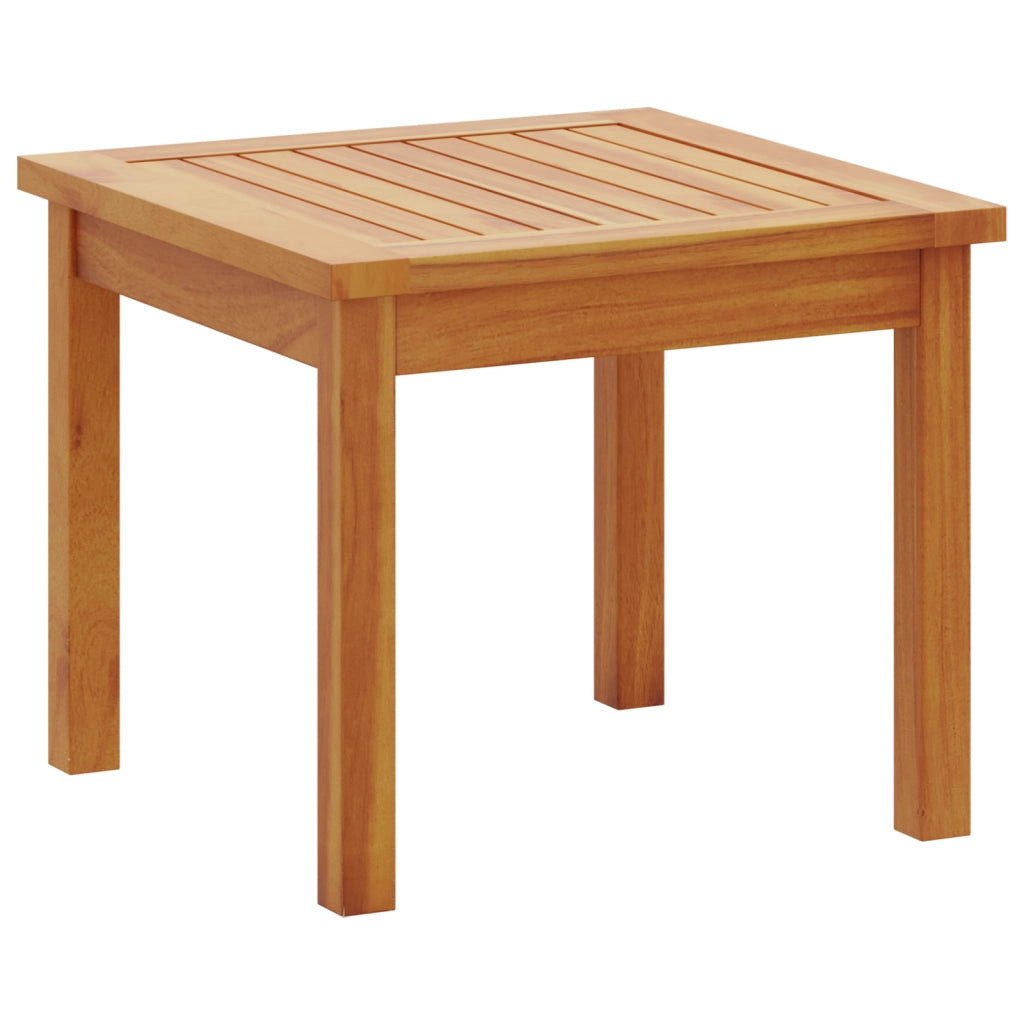 Set da giardino 3 pezzi  con cuscini in legno massello di acacia