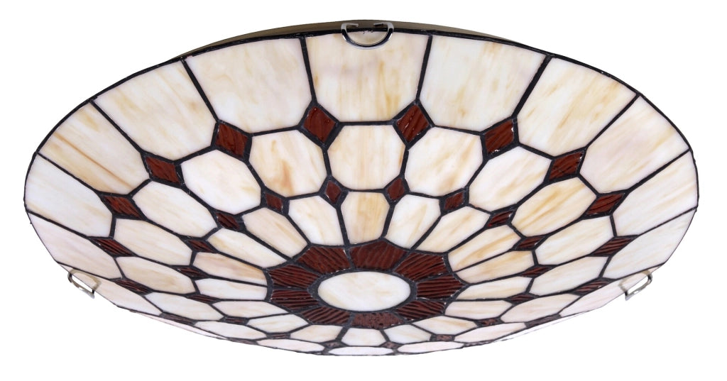 Plafoniera Rabalux Marvel Tiffany 40cm bronzo 2xE27