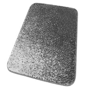 Tappeto Bagno Camera Scendiletto Doccia Vasca Antiscivolo Assorbente Shaggy Soffice IBISCO A Grigio - 60x120 cm
