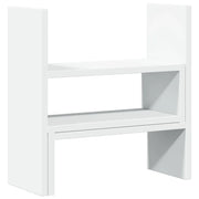 Organizer Scrivania Regolabile Bianco 40x17x41 cm in Truciolato CFW9172857