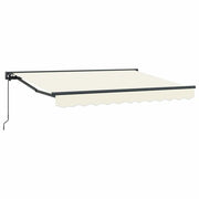 Tenda da Sole | Tenda retrattile manuale Crema 3,5 x 2 m