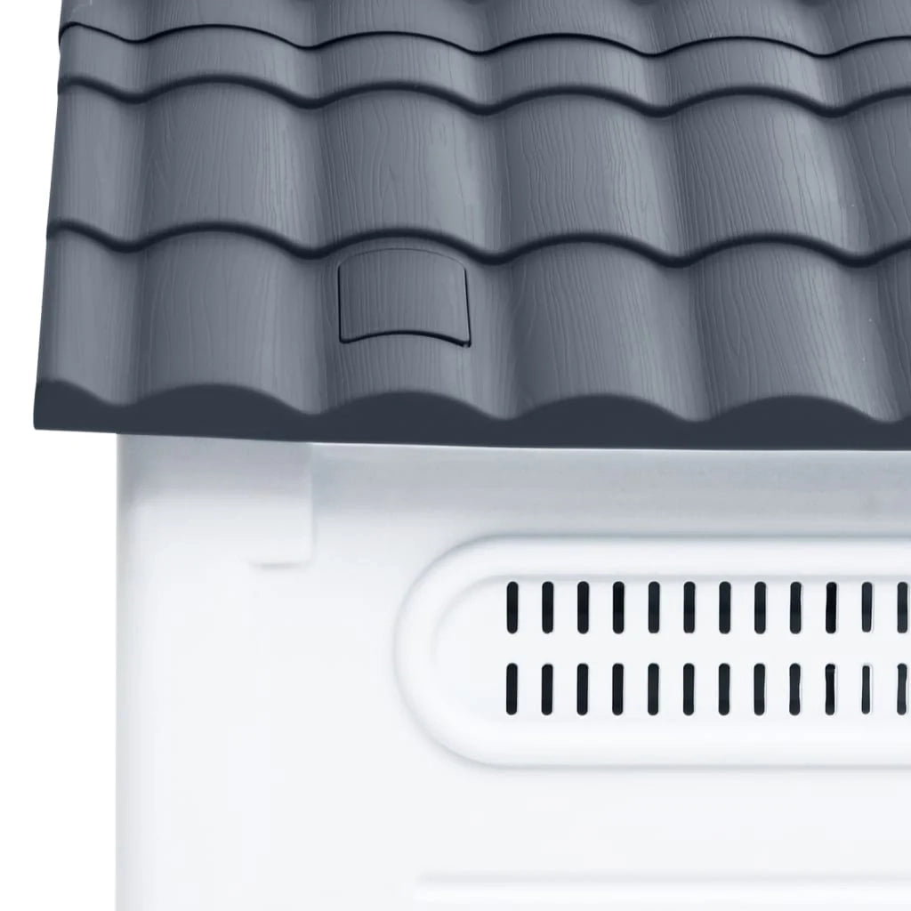 Cuccia per cani 57 x 68 x 66 cm Polipropilene grigio 02_0043446