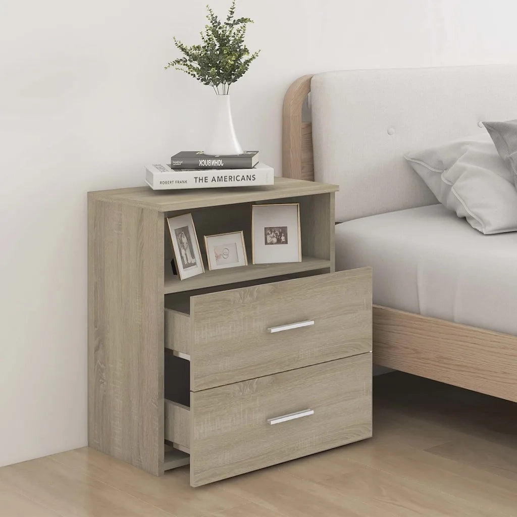 Comodino Rovere Sonoma 50x32x60 cm cod mxl 30666