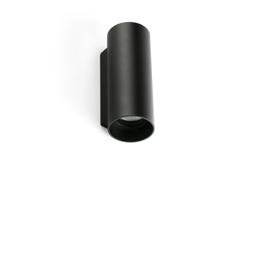 KOV 2L Lampada da parete rotondo nero 2700K 34ø/34ø