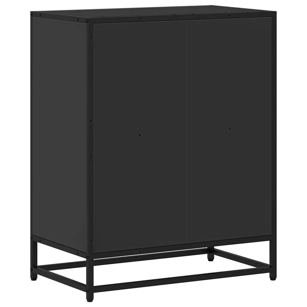 Libreria Nera 60x35x76 cm in Legno Multistrato