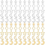 Set di 100 Cucchiai in Acciaio Inossidabile con Disegni Stella e Luna