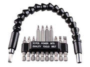 SET BIT PER AVVITARE CON ALBERINO FLESSIBILE MM.300 PZ.11 - 2 blister EINHELL